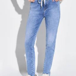 showoffff SHOWOFF Blue Denim Slim Fit Mid Rise Jeans-picture-12