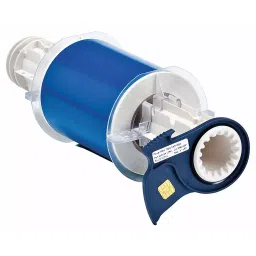 BRADY Printer Label Roll Vinyl Blue 4 inch x 50 ft, 5RW20-10