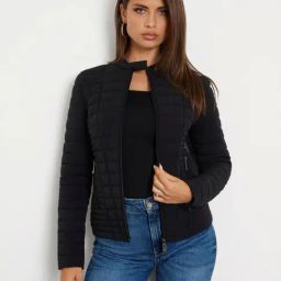 Guess Black Solid Full Sleeves Jacket-picture-44