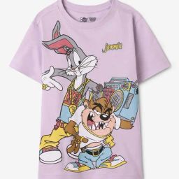 The Souled Store Boys Lavender Cotton Character Based Looney Tunes T-Shirts-image-74