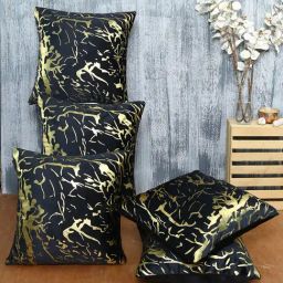 Romee Black Velvet Printed Cushion Covers-picture-17