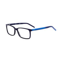 HUGO Blue Rectangular Eye Frames for Men-picture-16