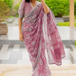 KALINI Floral Printed Saree-picture-25