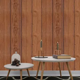 RoseCraft Teakwood 28 sq ft Wallpaper Painted ‎RC-2-Strip Teak-A-image-48