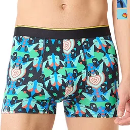 bummer Pack Of 3 Men's Underwear Mircomodal Printed Trunks TRMCICESAN03S-image-51