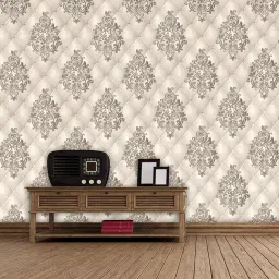 RoseCraft Damask 57 sq ft Wallpaper Painted-image-56