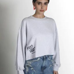 Bene Kleed Grey Cotton Print Full Sleeves Sweatshirts-image-55