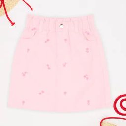 Pantaloons Junior Girls Pink Skirt-image-39