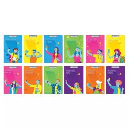 Youva Exam Board 24cmx34.5cm Regular Heavy Duty & Light Weight Wood, (Pack of 12)-image-40