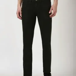 Peter England Green Cotton Slim Fit Jeans-picture-34