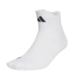 Adidas PERF D4S ANK 1P White Solid Socks-image-32