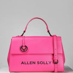 Allen Solly Pink Logo Medium Handbag-image-66