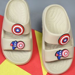 Yellow Bee Boys Printed Sliders-picture-37