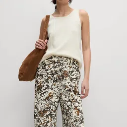 Marks & Spencer Women High-Rise Trousers-image-86