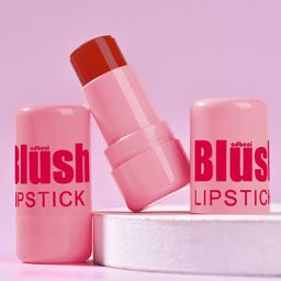 Adbeni Set Of 2 Waterproof Matte 3-In-1 Eyes Cheek & Lip Blush Lipstick - Shade -01-06-26