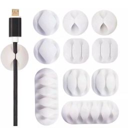 JIGSNJOY Rubber Cable Protector (Set of 10 Pcs) Multi Color-7