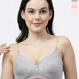 SHYAM SONS FLAIR Pack Of 3 Full Coverage T-shirt Bra-image-85