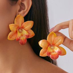 StyleCast x Revolte Women Floral Studs Earrings-picture-24