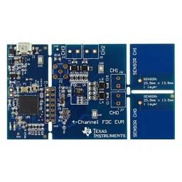TEXAS INSTRUMENTS Sensor Development & Evaluation Kits EVAL BRD, FDC2214 CAPACITANCE TO DIGITAL, FDC2214EVM-7