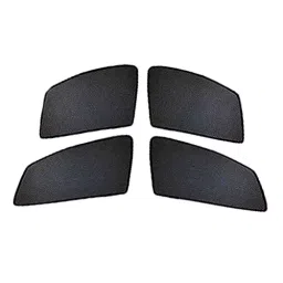 Auto Pearl Window Plug-in Half Sun Shades Z Black Compatible For Hyundai I20 Elite, HalfCurtain_i20 Elite (Set of 4)-image-5