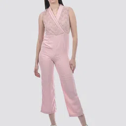 CAMLA Women Basic V-Neck Sleeveless Jumpsuit-picture-44