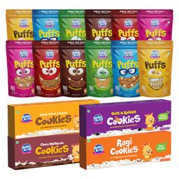 Bebe Burp Puffs & Cookies Combo - Pack Of 16-image-4