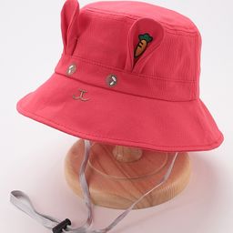 Babyhug Bucket Hat Bunny Design - Pink-picture-4