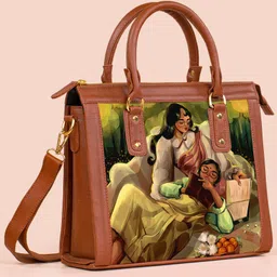 Kalankit Everyday Handbags For Women | Vegan Leather Satchel Handbag | Premium Quality Stylish Messenger Bag| Autumn-picture-36