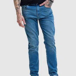 Snitch Men Smart Slim Fit Heavy Fade Stretchable Jeans-image-17