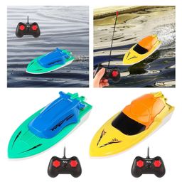 Azhari Remote Control Mini Boat Pointed Bow Design for Kids Color May Vary image 4