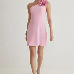 Trendyol Women One Shoulder A-Line Dress-image-98