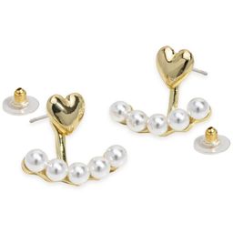 OOMPH Set Of 2 Heart Shaped Studs Earrings image 3