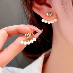 OOMPH Set Of 2 Heart Shaped Studs Earrings image 5