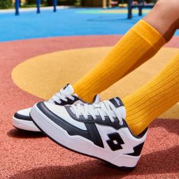 Lotto Women's Hoop Star Citta White & Black Sneakers-image-14