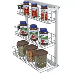 Olive Sparkle Series 225x535x610 mm SS.304 Grade Stainless Steel M/P Single Pullout, 151 012 006 0-picture-13