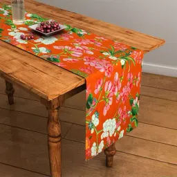 SEJ by Nisha Gupta Multicolor Table Runner - Set of 1-8