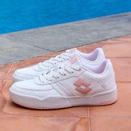 Lotto Women's Hoop Star Citta White & Peach Sneakers-image-68