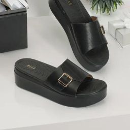Elle Women's Black Casual Sandals-picture-38
