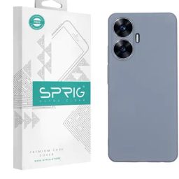 Sprig TPU Matte Back Cover for Realme C55 (Grey)-image-87