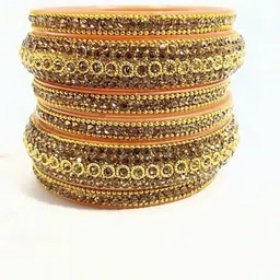 SGN fashion Gold Plastic Bangles-picture-33