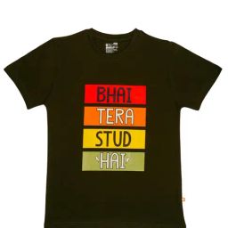 Proteens Boys Olive Cotton T-Shirt-image-32