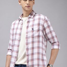 U.S. Polo Assn. Denim Co. Pure Cotton Checked Casual Shirt-picture-2