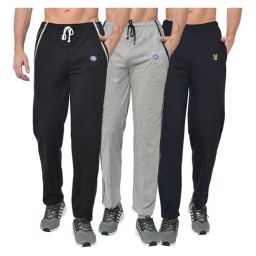 Vimal Jonney Multicolor Cotton Trackpants - Pack of 3-picture-10