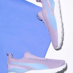 Puma Kids Anzarun Krick Vivid Violet & Blue Casual Slip-Ons-image-9
