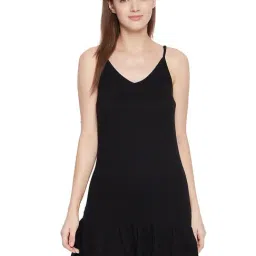 Hypernation Black V Neck Singlets-75