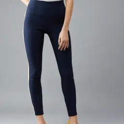 DOLCE CRUDO Navy Skinny Fit Jeggings-image-95