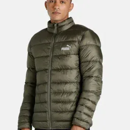 Puma Green Regular Fit Quilted Jacket-picture-35