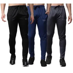 Vimal Jonney Multicolor Slim Fit Trackpants - Pack of 3-image-69