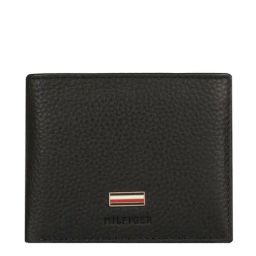 Tommy Hilfiger Black Casual Leather Bi-Fold Wallet for Men-image-9