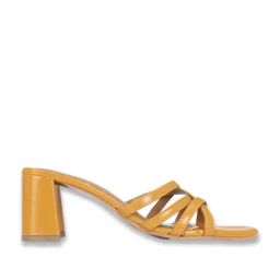 Allen Solly Women's Yellow Cross Strap Sandals-image-43